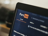 Pornhub logo on its website.