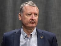 Igor Girkin, who is also known as Igor Strelkov, attends a press conference of Russian nationalist group, known as the “Club of Angry Patriots” in Moscow, Russia May 12, 2023.