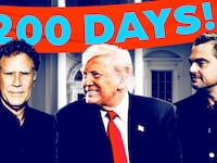 Trump celebrates 200 Days in office with Anti-MAGA. celebrities.