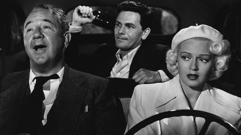 Actress Lana Turner (right) wore a similar white beret in the 1946 film, "The Postman Always Rings Twice."