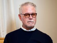 Actor Eric Dane has been diagnosed with ALS, He is photographed at the St. Regis in Washington, DC on September 30, 2025.