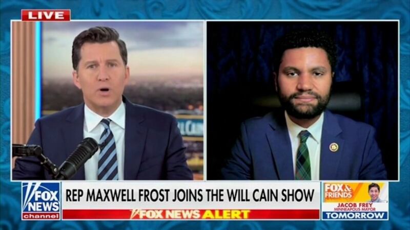 Will Cain and Maxwell Frost