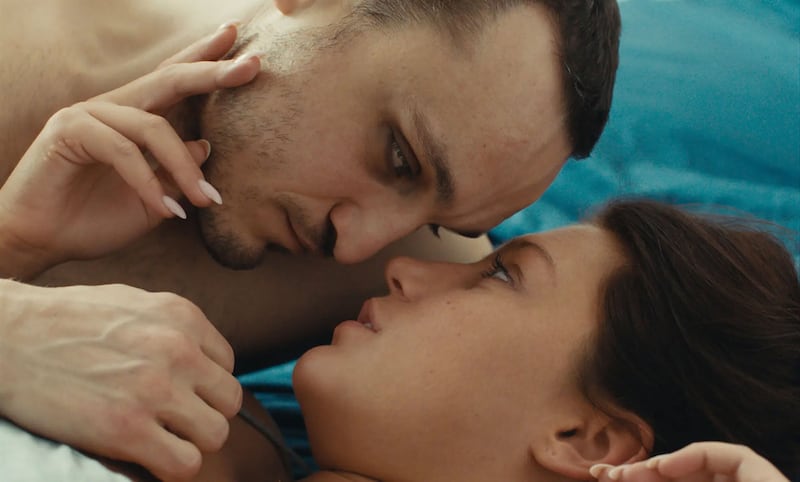 A photo of Franz Rogowski and Adèle Exarchopoulos in 'Passages'
