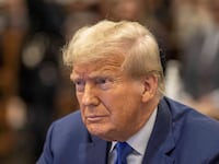 Former President Donald Trump attends the Trump Organization civil fraud trial