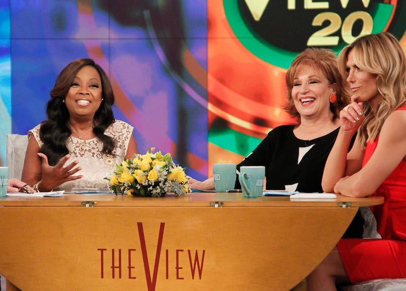 Original co-hosts Meredith Vieira, Star Jones, and Debbie Matenopoulos joined Joy Behar at the Hot Topics Table on Friday, November 11, 2016.