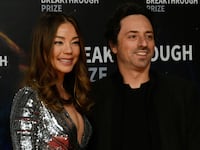 A picture of Google co-founder Sergey Brin and Nicole Shanahan. Brin quietly wrapped up his divorce from Shanahan in May after allegations that she had an affair with buddy-turned-foe tech billionaire Elon Musk tore their relationship apart.