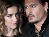 Johnny Depp and his actress wife Amber Heard