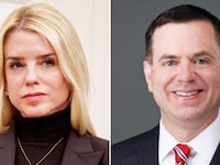 Pam Bondi and Brad Bondi.