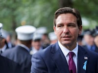 DeSantis at the 22nd anniversary of the 9/11 attacks in New Yor