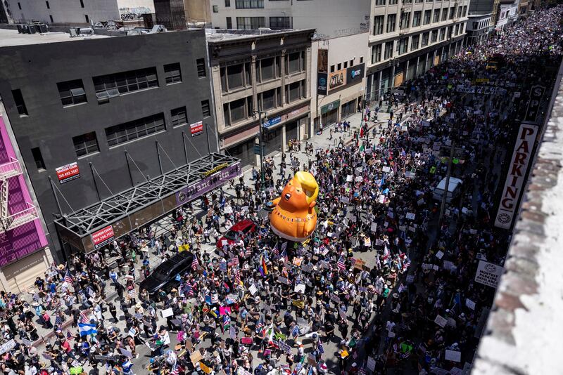 "No Kings" protests took place in every state across the nation.