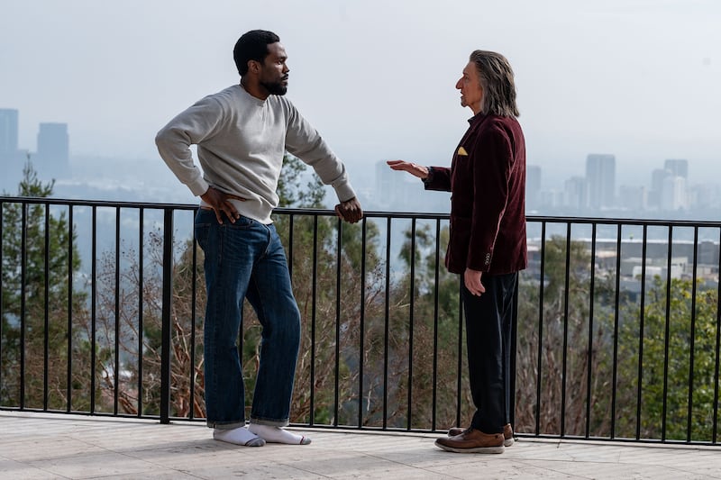 (L-R) Yahya Abdul-Mateen II and Sir Ben Kingsley.