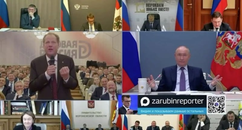 Putin maintained that Duerr's company had sent him cheese, prompting the businessman to change his answer.