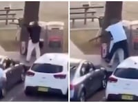 Bystander disarms gunman on Bondi beach.