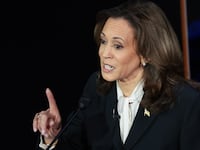 Kamala Harris at ABC debate, Sept. 10, 2024 in Philadelphia, Pennsylvania.