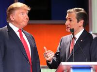 Donald Trump and Ted Cruz