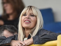 Alessandra Mussolini looks on during a soccer match in Castellammare di Stabia, Italy. (Photo by Ivan Romano/Getty Images)
