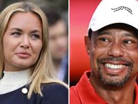 Vanessa Trump, left, and Tiger Woods, right