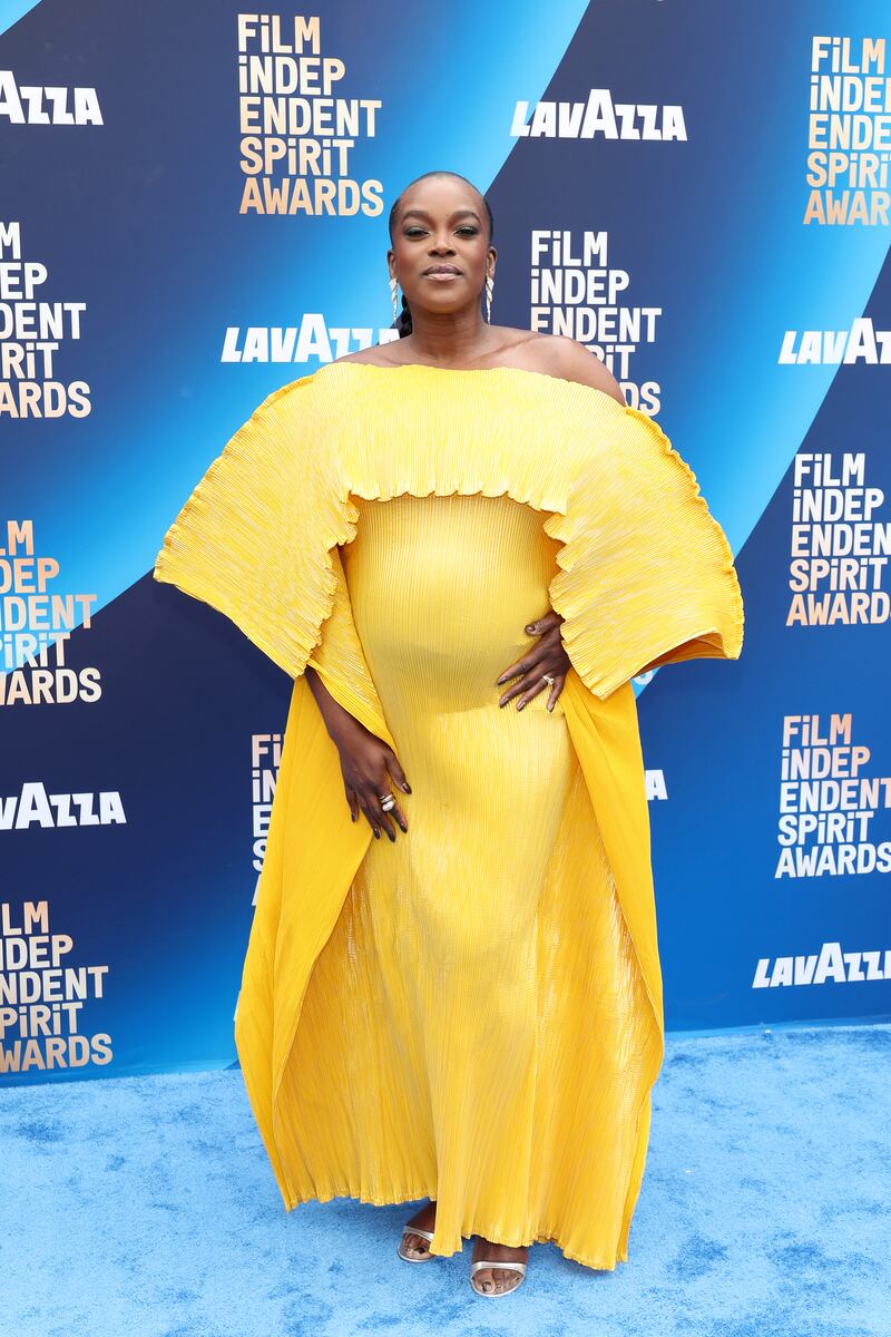 LOS ANGELES, CALIFORNIA - FEBRUARY 15: Wunmi Mosaku attends the 2026 Film Independent Spirit Awards at Hollywood Palladium on February 15, 2026 in Los Angeles, California. (Photo by Monica Schipper/Getty Images)