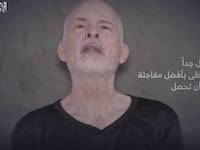 American-Israeli hostage Keith Siegel, 64, speaking in Hebrew in a Hamas propaganda video