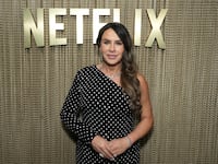 Karla Sofía Gascón attends the 2025 Netflix Oscar after party at Chateau Marmont on March 02, 2025 in Los Angeles, California.