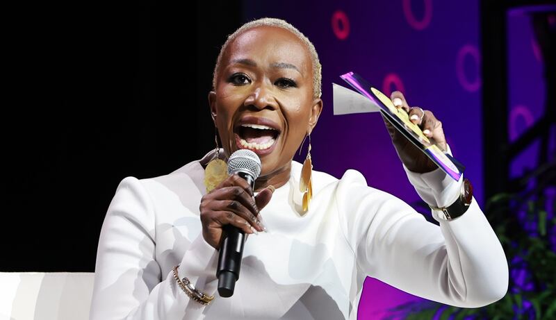 NEW ORLEANS, LOUISIANA - JULY 07: Joy Reid speaks during the 2024 ESSENCE Festival Of Culture™ Presented By Coca-Cola® at Ernest N. Morial Convention Center on July 07, 2024 in New Orleans, Louisiana. (Photo by Arturo Holmes/Getty Images for ESSENCE)