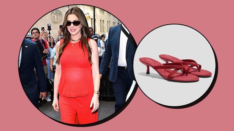 Vivaia Anne Hathaway Emeline Kitten Heel Sandals