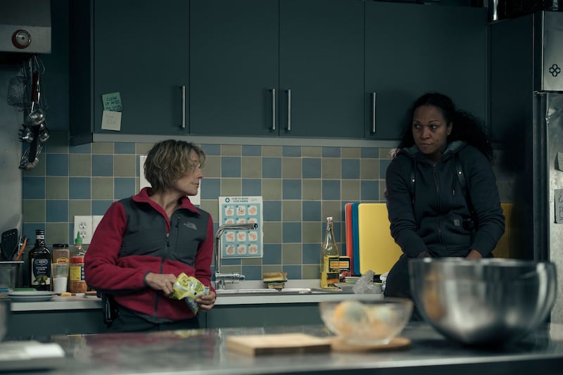 A still showing Jodie Foster and Kali Reis in True Detective Night Country.