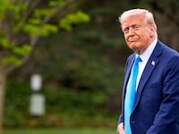 WASHINGTON, DC - MARCH 28: U.S. President Donald Trump walks towards Marine One on the South Lawn of the White House on March 28, 2025 in Washington, DC. Trump is headed to Mar-a-lago in Palm Beach, Florida for the weekend. (Photo by Andrew Harnik/Getty Images)