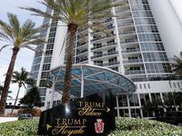 The Trump complex in Sunny Isles, Florida that includes the Trump International Beach Resort.