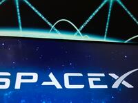 lllustration SpaceX's first post from space to the social platform X via Starlink, February 26, 2024, Suqian, Jiangsu, China.