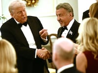 Trump and Sylvester Stallone