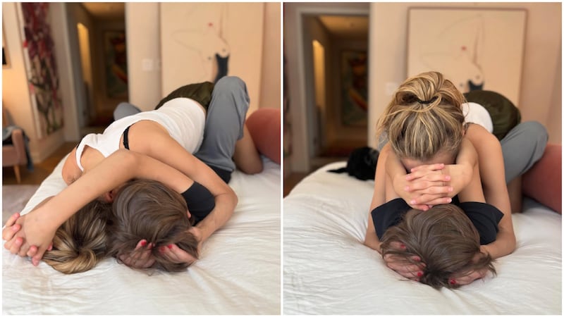 Jenny Mollen faced criticism after she posted these two pictures on Instagram with her 12-year-old son, Sid.