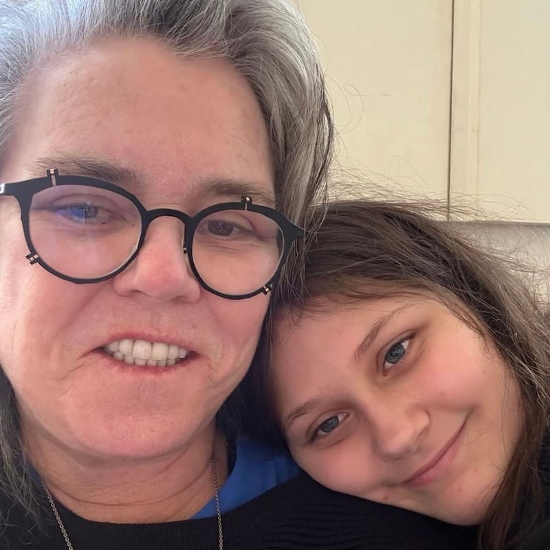 Rosie O’Donnell and Clay.