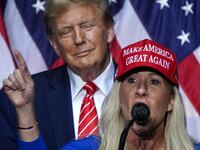 Donald Trump and Marjorie Taylor Greene