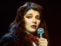 Musician Kate Bush performing live, circa 1978. (Photo by TV Times via Getty Images)