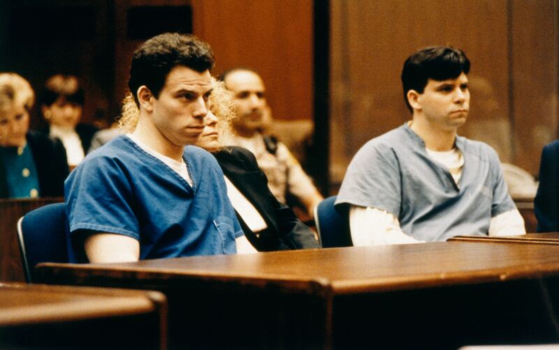 Erik and Lyle Menendez during their trial.