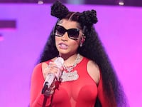 Nicki Minaj performs at the 2023 VMAs