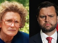 Glenn Close and JD Vance