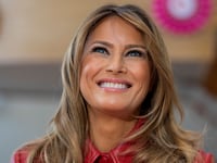 Melania Trump at the Children’s Inn at National Institutes of Health in February 2020.
