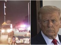 Trump and Coast Guard Island scene pic