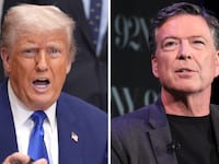 Donald Trump and James Comey.