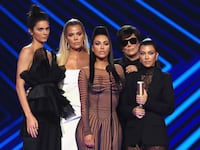 Kendall Jenner, Khloe Kardashian, Kim Kardashian West, Kris Jenner, and Kourtney Kardashian.