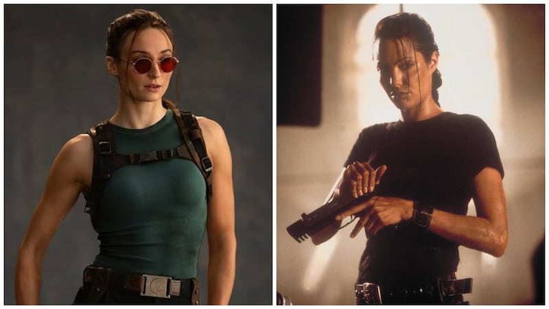 Sophie Turner and Angelina Jolie