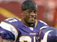 Ronyell Whitaker of the Minnesota Vikings before a football game against the Washington Redskins on September 11, 2006 at FedExField in Landover, Maryland.
