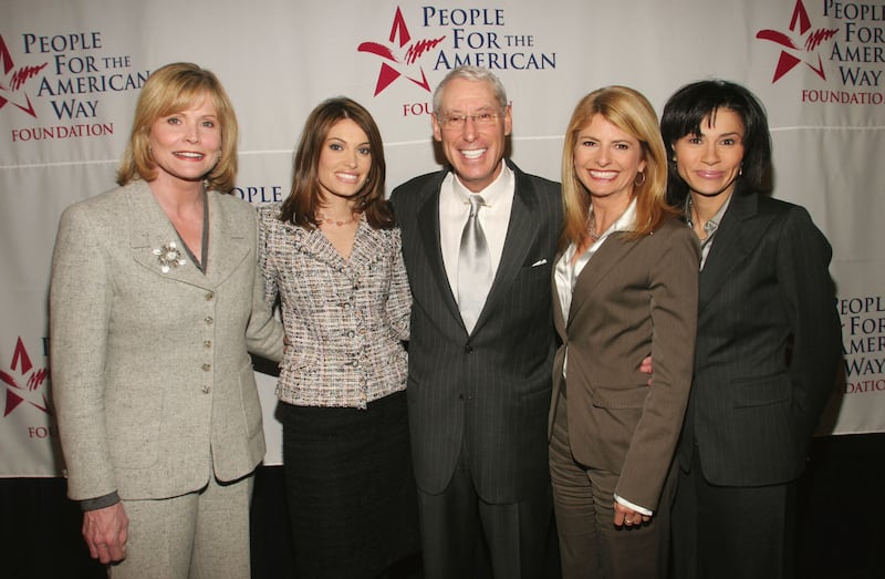 Kimberly Guilfoyle (second from left) and Jami Floyd (right) are pictured at a gala event at the Plaza Hotel on March 8, 2005 in New York City.