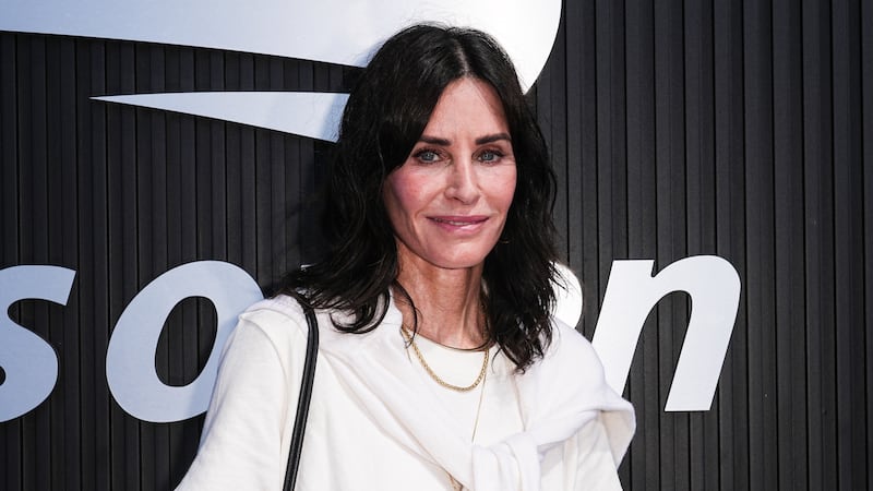 Courteney Cox attends the 2024 US Open at USTA Billie Jean King National Tennis Center on September 08, 2024, in New York City.