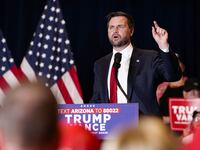 US Senator and Republican vice presidential candidate J.D. Vance