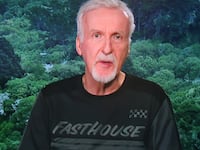 James Cameron speaks onscreen during the Variety Indigenous Storytelling Breakfast at The London West Hollywood at Beverly Hills on June 05, 2024 in West Hollywood, California.