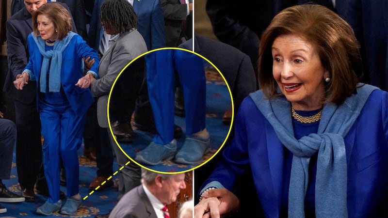 Nancy Pelosi flat shoes