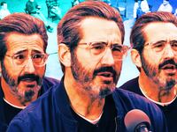 A photo illustration of Sam Seder on Jubilee.